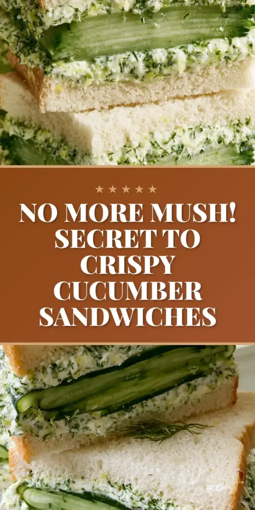 A stack of elegant crustless cucumber sandwiches with fresh dill and lemon zest on white marble. (cucumber sandwiches recipe)