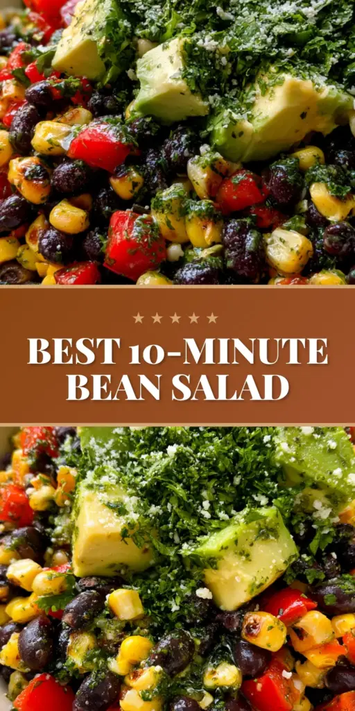 Black Bean Corn Salad with Zesty Lime Vinaigrette and Cotija 4 A handheld smartphone photo of a vibrant black bean corn salad in a white bowl, showing fire-roasted corn, avocado cubes, and zesty lime dressing.