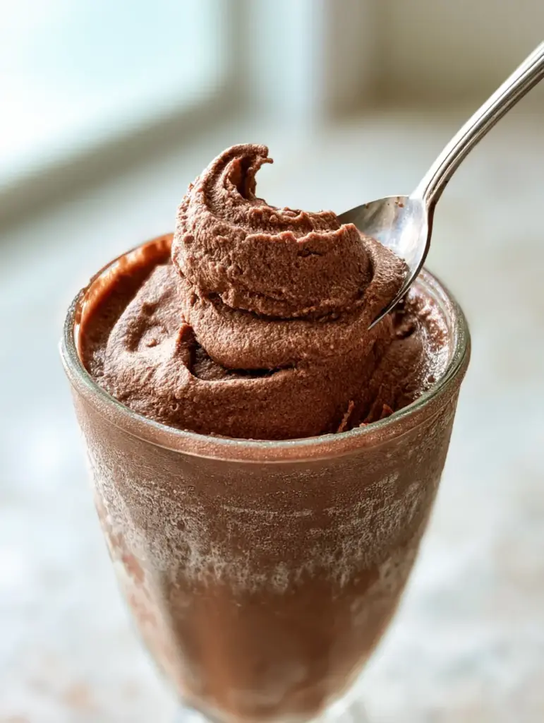 Wendy's Frosty Slushie recipe: The Secret to Thick, Matte Chocolate Perfection 2 A handheld smartphone photo showing the creamy sheen and micro-ice crystals of a chocolate frosty. (Wendy's Frosty Slushie recipe)